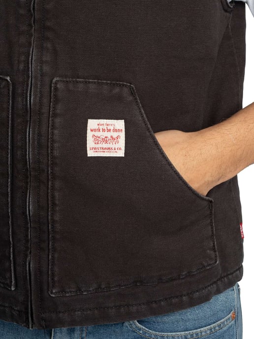 Levi's Chaleco Sansome, Negro - Image 4