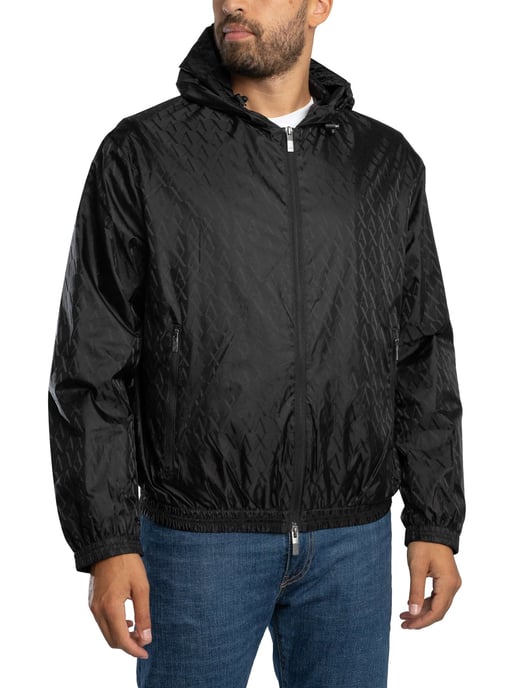 Armani Exchange Chaqueta Ligera Tipo Blusón, Negro - Image 1