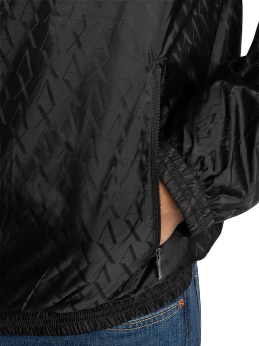 Armani Exchange Chaqueta Ligera Tipo Blusón, Negro - Image 4