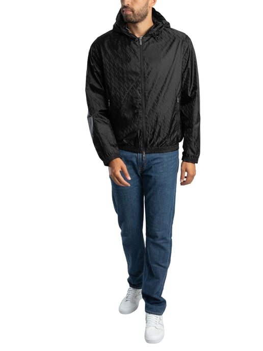 Armani Exchange Chaqueta Ligera Tipo Blusón, Negro - Image 6