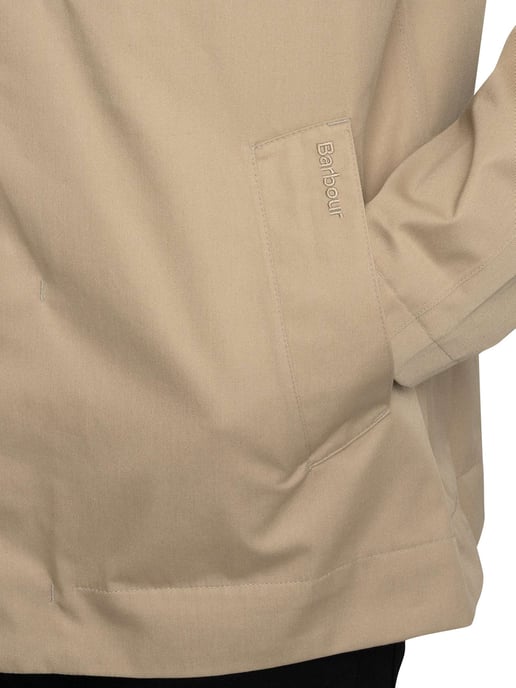 Barbour Chaqueta Corta Impermeable Rokig, Beige - Image 6