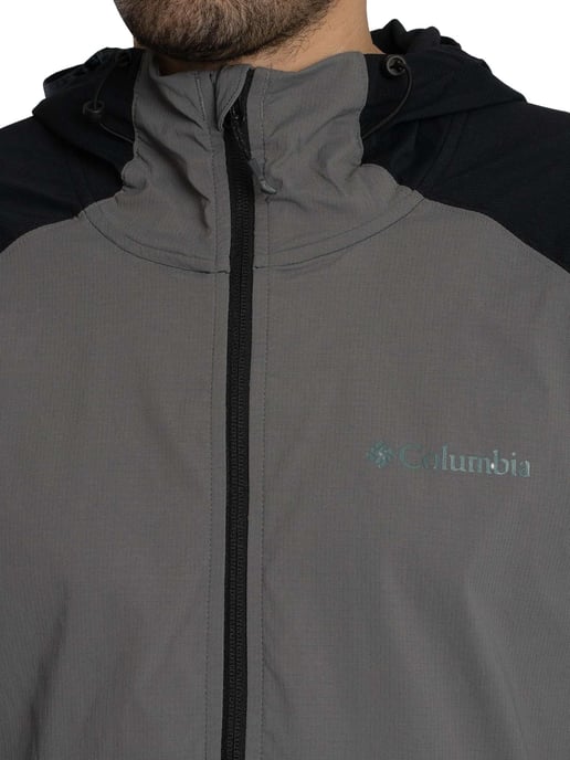 Columbia Chaqueta Cortavientos Con Cremallera Completa Tech II, Negro - Image 5