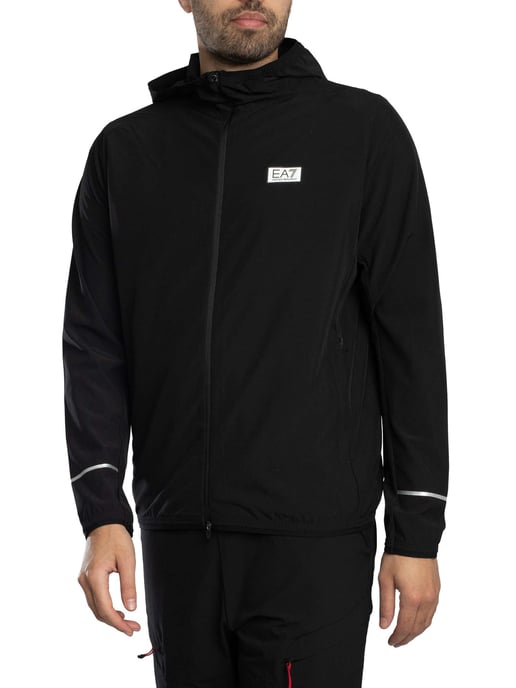 EA7 Chaqueta Ligera Con Logotipo, Negro - Image 2