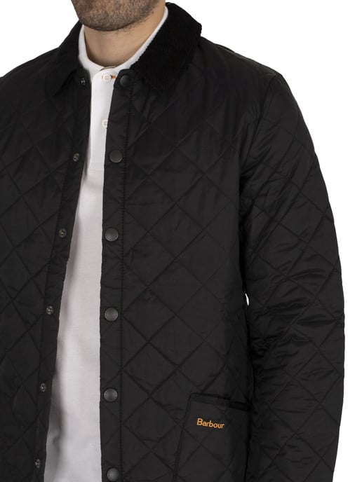 Barbour Chaqueta Acolchada Heritage Liddesdale, Negro - Image 4
