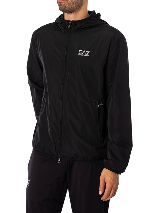 EA7 Chaqueta Ligera Con Logotipo, Negro - Image 2