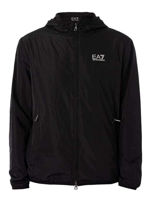 EA7 Chaqueta Ligera Con Logotipo, Negro - Image 5