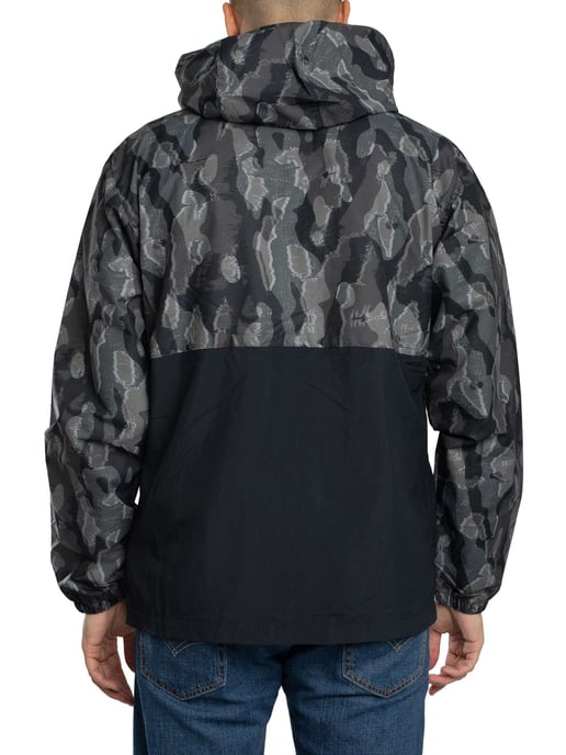Columbia Chaqueta Cortavientos Novedosa De Spire Valley, Negro - Image 3