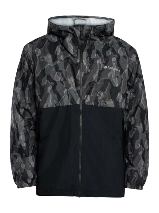 Columbia Chaqueta Cortavientos Novedosa De Spire Valley, Negro - Image 6