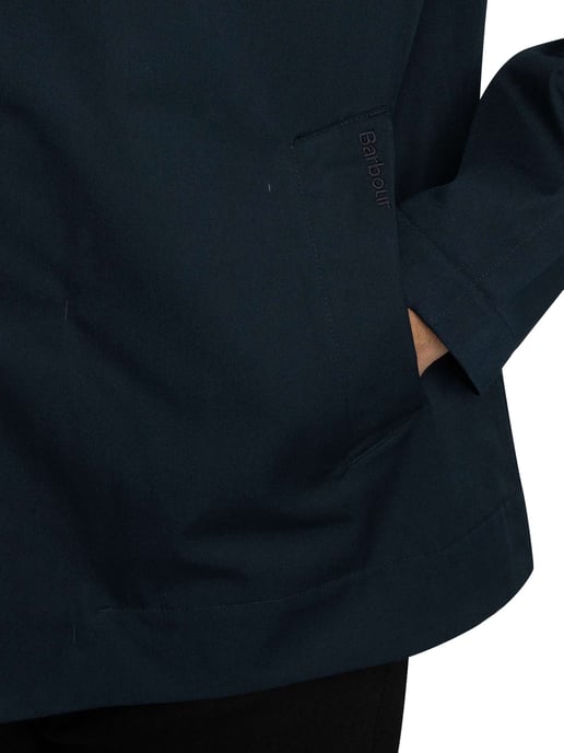 Barbour Chaqueta Corta Impermeable Rokig, Azul - Image 6