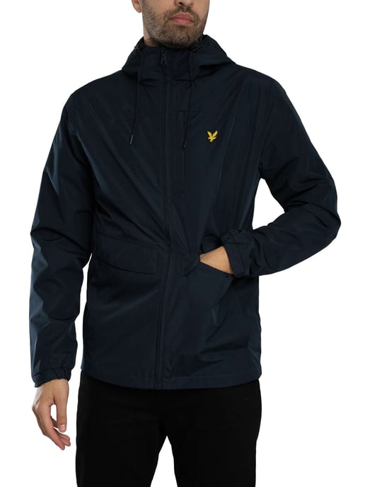 Lyle & Scott Chaqueta Ligera Con Capucha Y Cremallera, Azul - Image 2