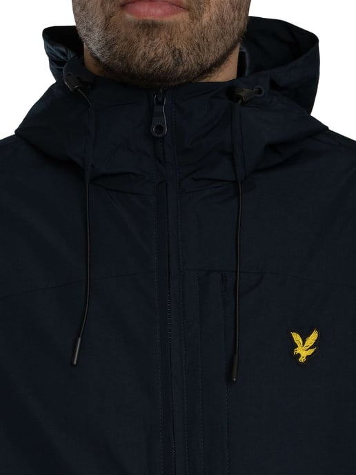 Lyle & Scott Chaqueta Ligera Con Capucha Y Cremallera, Azul - Image 5