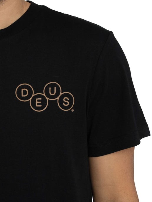 Deus Ex Machina Camiseta Gráfica Con Mecanismo En La Espalda, Negro - Image 4