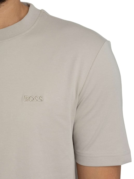 BOSS Camiseta Te Interlock, Gris - Image 4