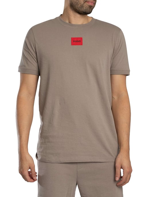 HUGO Camiseta Con El Logotipo De La Caja De Diragolino212, Marrón - Image 2