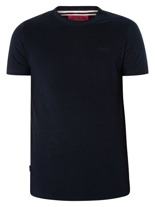 Superdry Camiseta Bordada Con Logo Vintage, Azul - Image 5