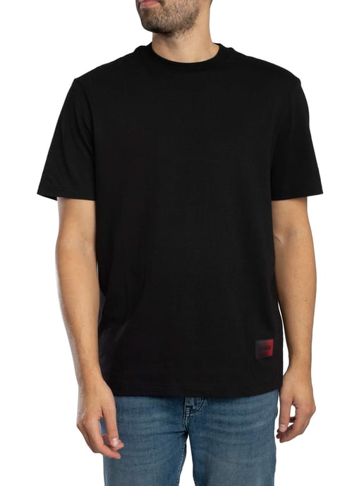 HUGO Camiseta Gráfica Con Espalda De Danoto, Negro - Image 1
