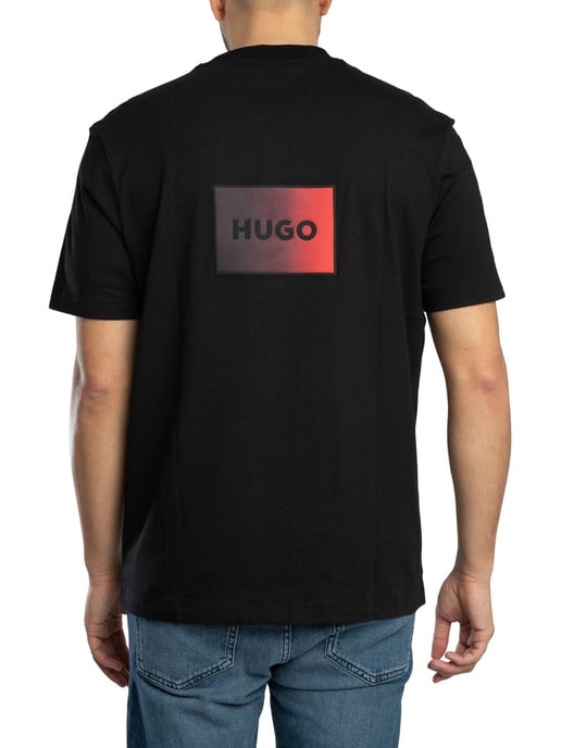 HUGO Camiseta Gráfica Con Espalda De Danoto, Negro - Image 3