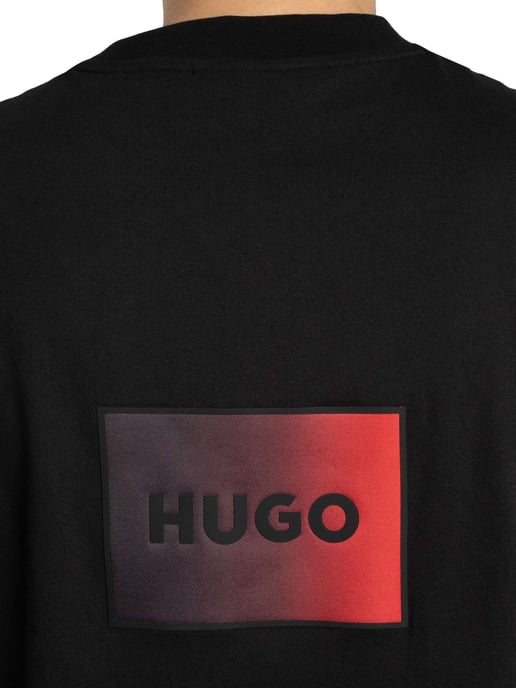 HUGO Camiseta Gráfica Con Espalda De Danoto, Negro - Image 5