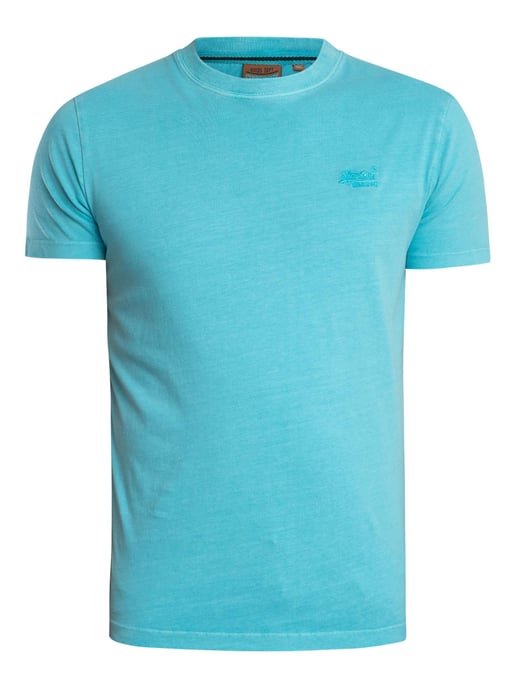 Superdry Camiseta Essential Logo EMB Neon, Azul - Image 6