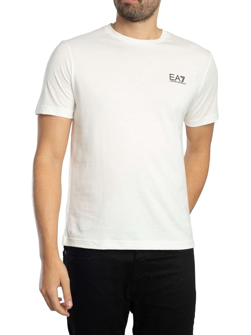 EA7 Camiseta Con Logo En El Pecho, Blanco - Image 1