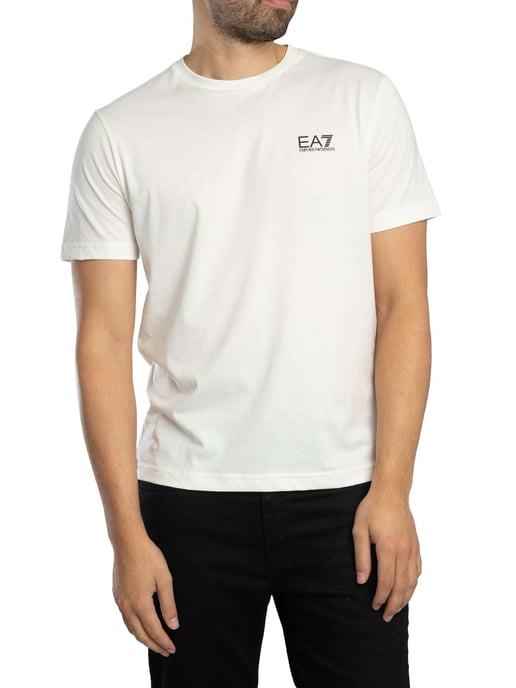 EA7 Camiseta Con Logo En El Pecho, Blanco - Image 2