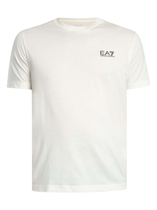EA7 Camiseta Con Logo En El Pecho, Blanco - Image 5