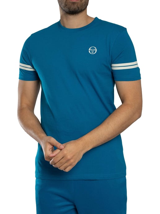 Sergio Tacchini Camiseta De La Tripulación De Grello, Azul - Image 2