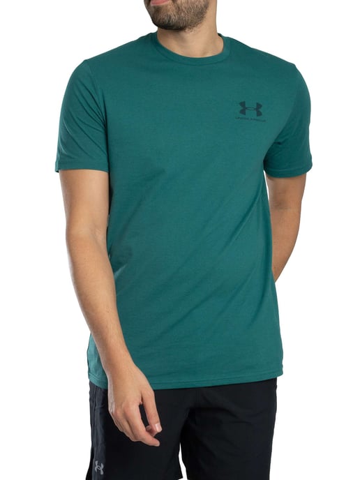 Under Armour Camiseta Con Logo En El Pecho Izquierdo, Verde - Image 2