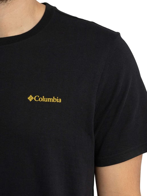Columbia Camiseta Con Logo En La Espalda, Negro - Image 4