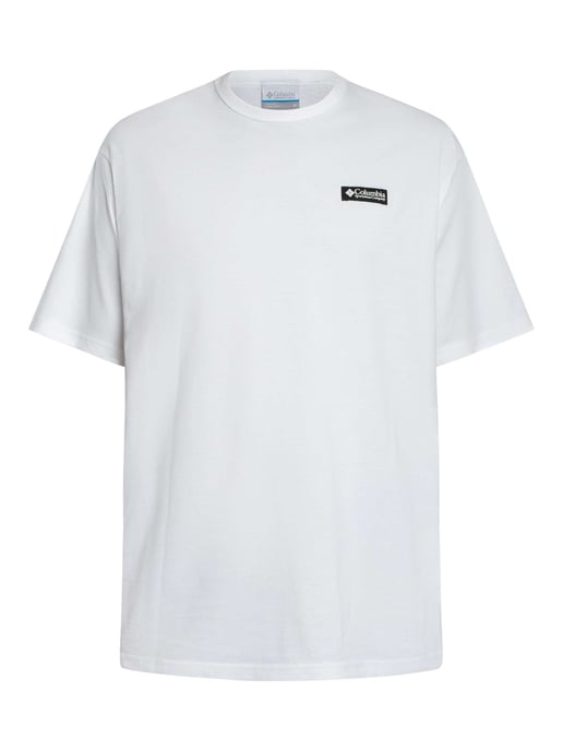 Columbia Camiseta Holgada Con Gráfico En La Espalda De Peso Pesado, Blanco - Image 5