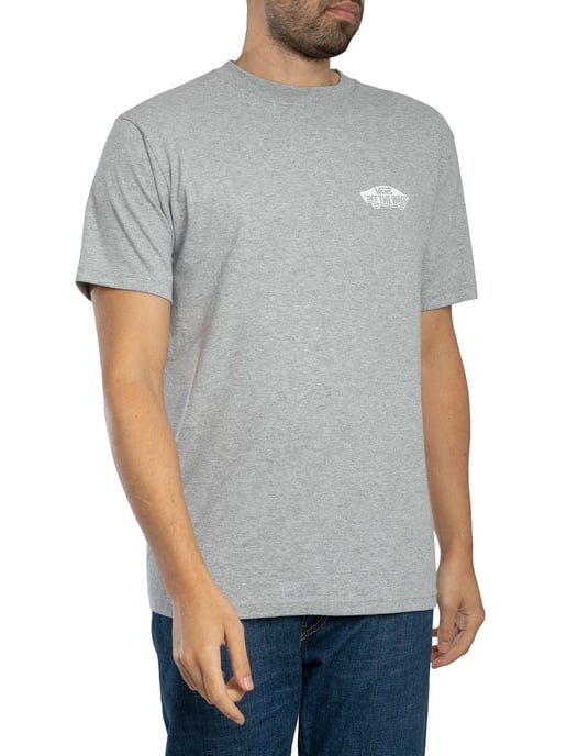 Vans Camiseta Con Logotipo En La Espalda De Doble Estándar, Gris - Image 2