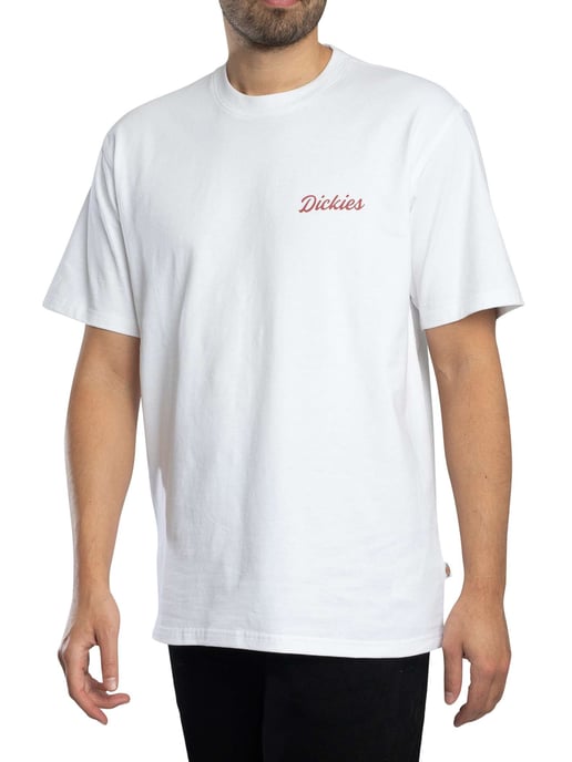 Dickies Camiseta Con Gráfico De Espalda De Wellsville, Blanco - Image 1