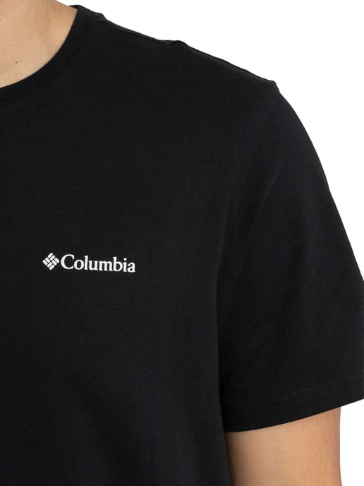 Columbia Camiseta Deportiva Con Estampado En La Espalda, Negro - Image 4