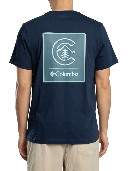Columbia Camiseta Con El Logo De CSC En La Espalda, Azul - Image 3