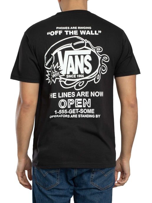 Vans Camiseta Gráfica Hot Lines Back, Negro - Image 3