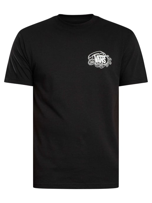 Vans Camiseta Gráfica Hot Lines Back, Negro - Image 5