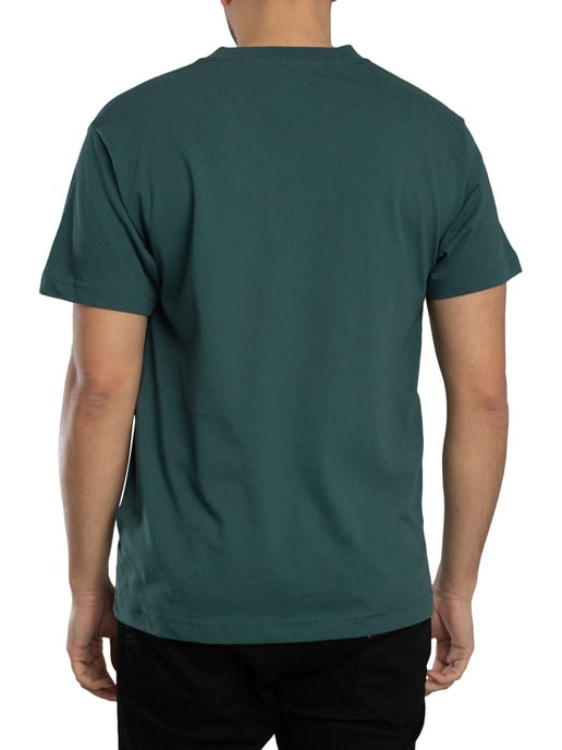 Vans Camiseta Con Logo Clásico, Verde - Image 3