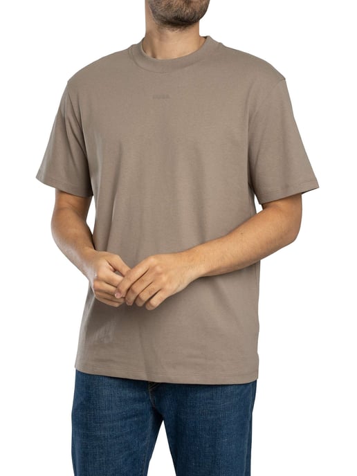 HUGO Camiseta Con Logo De Dapolino, Marrón - Image 1