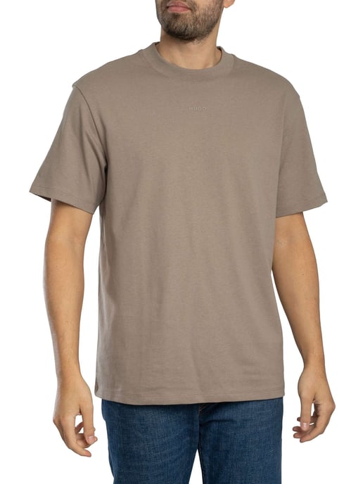 HUGO Camiseta Con Logo De Dapolino, Marrón - Image 2