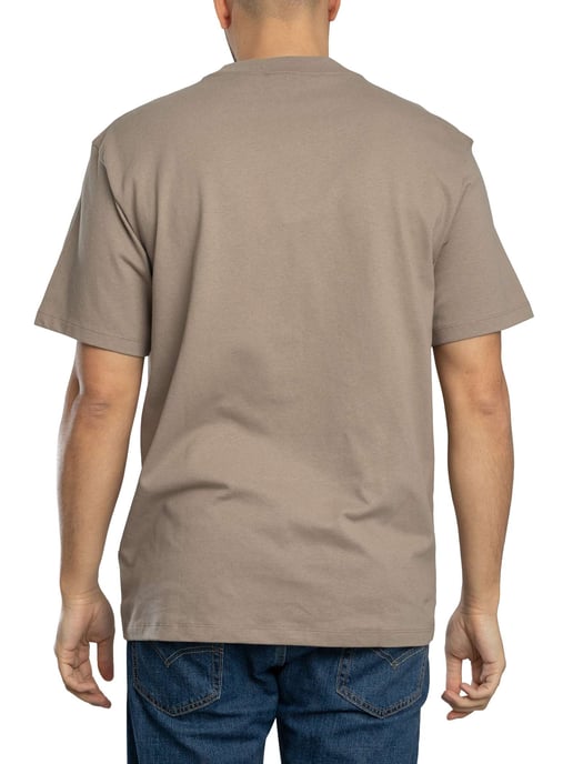 HUGO Camiseta Con Logo De Dapolino, Marrón - Image 3