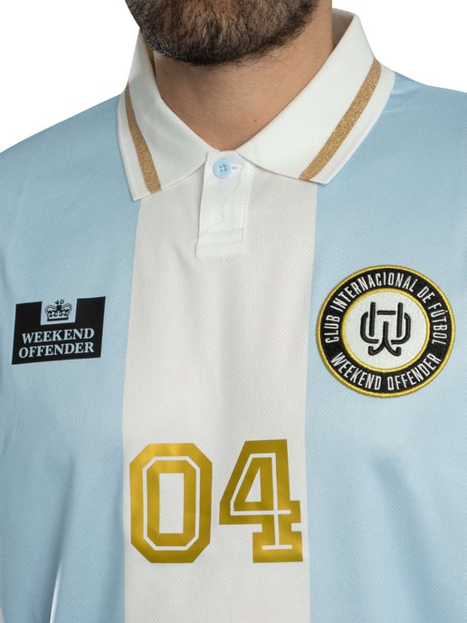 Weekend Offender Camiseta De Fútbol De Moulay, Azul - Image 4