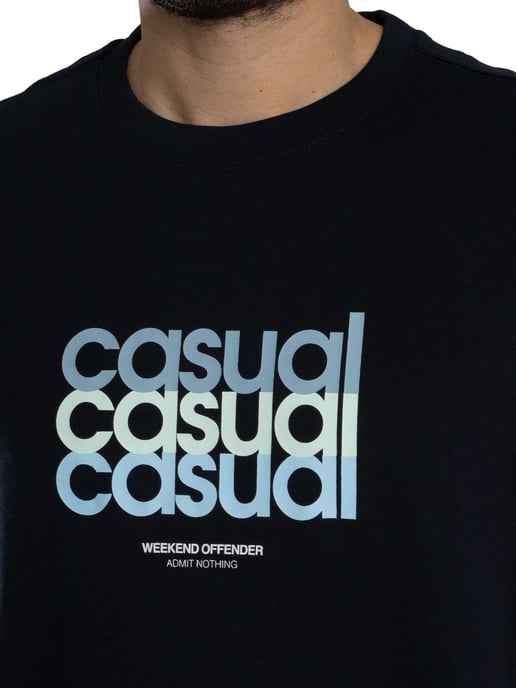 Weekend Offender Camiseta Gráfica WOL, Azul - Image 4