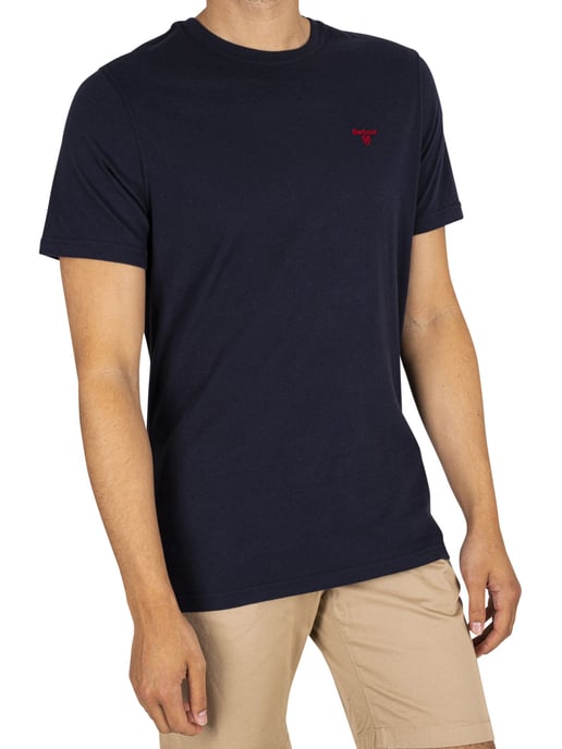 Barbour Camiseta Entallada Deportiva, Azul - Image 2