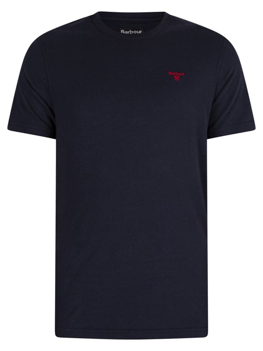 Barbour Camiseta Entallada Deportiva, Azul - Image 5