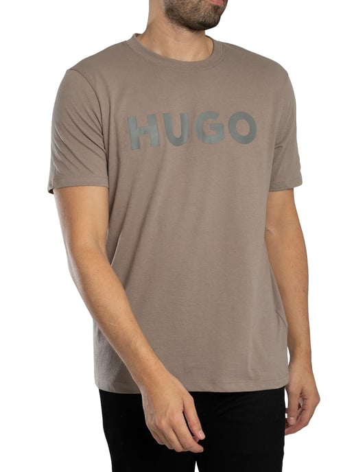 HUGO Dulivio Camiseta Gráfica, Marrón - Image 2