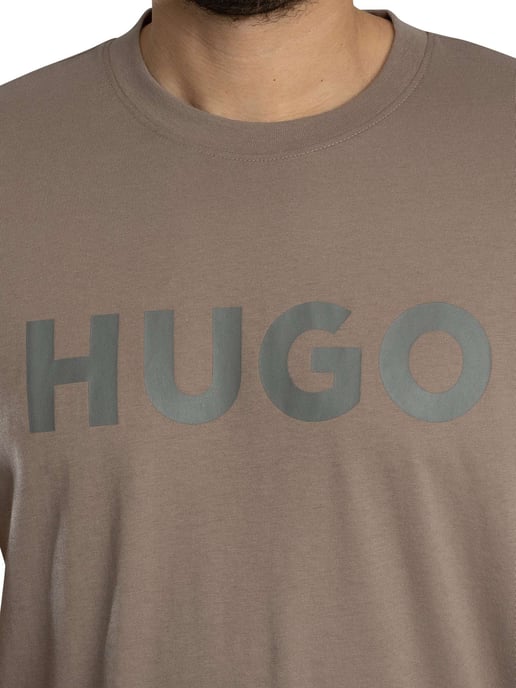 HUGO Dulivio Camiseta Gráfica, Marrón - Image 4