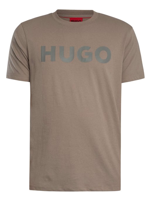 HUGO Dulivio Camiseta Gráfica, Marrón - Image 5