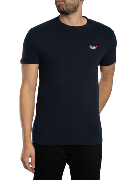 Superdry Camiseta EMB Con Contraste Esencial, Azul - Image 2