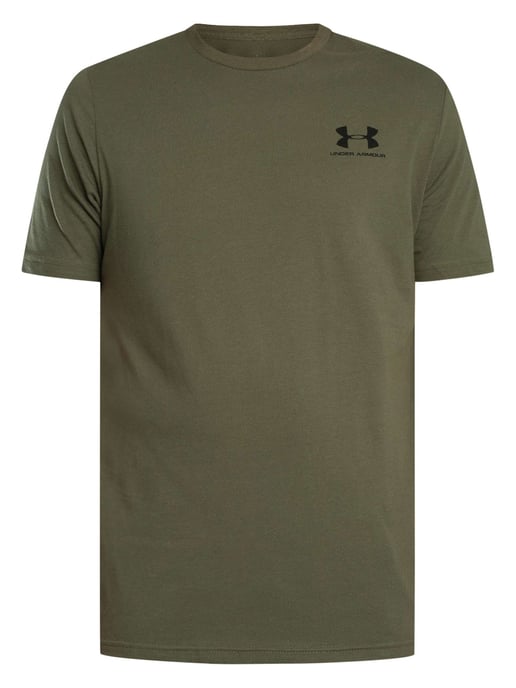 Under Armour Camiseta Holgada Con Logo En El Pecho Izquierdo, Verde - Image 5
