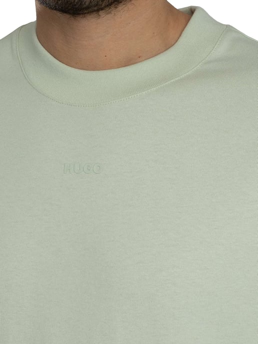 HUGO Camiseta Con Logo De Dapolino, Verde - Image 4